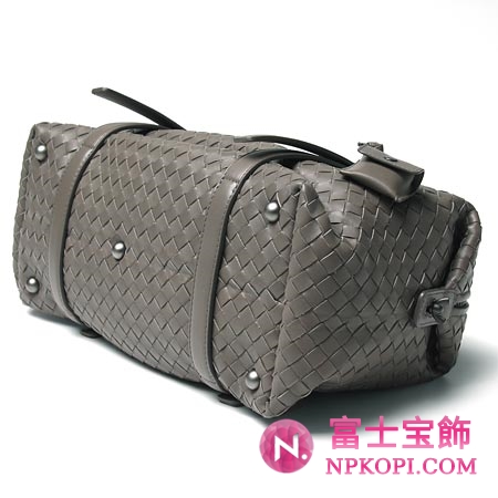 ボッテガヴェネタ/BOTTEGA VENETA/ レザーボストンバッグ/モンテーニュバッグ /スチールグレー272801 v0016 2873
